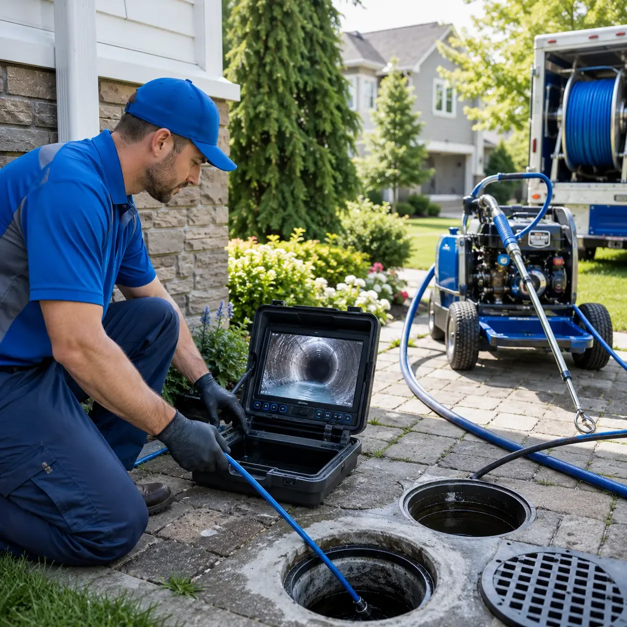 Outdoor drain cleaning professionals serving Hummelstown, PA